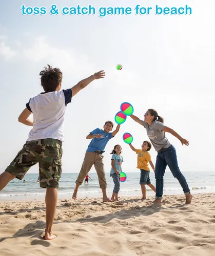 Vista 3 de Juguetes para Niños Pequeños Juego de Pelota de Lanzar y Atrapar Relleno de Media Navideña para Niños Pequeños, Juguetes para Niños y Niñas de 3 4 5