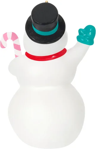 Vista 2 de Hallmark Keepsake Mini adorno de Navidad de 1.45 pulgadas, muñeco de nieve nostálgico, muñeco de nieve para coleccionistas, regalos