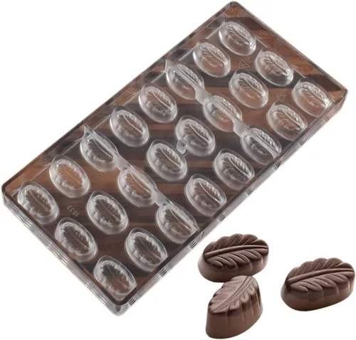 Vista 24 de Grainrain molde de chocolate de policarbonato, molde de barra de chocolate de policarbonato en forma de corazón, regalo para el día de San Valentín 1