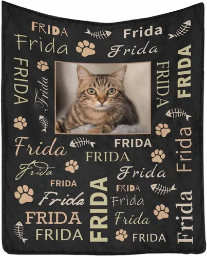 Vista 16 de InterestPrint Manta de perro personalizada en memoria amorosa de la pérdida con imágenes y nombre, regalo personalizado de recuerdo de condolencias