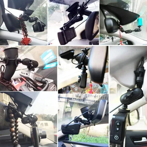 Vista 8 de Kit de soporte de montaje en espejo retrovisor para cámara de salpicadero