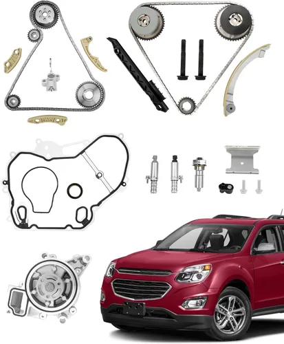 Vista 8 de Kit de cadena de distribución 2.4 L, compatible con 2009-2017 Chevy Captiva Equinox HHR Impala Malibu/GMC Terrain/Buick Lacrosse Regal Engine 2.4L