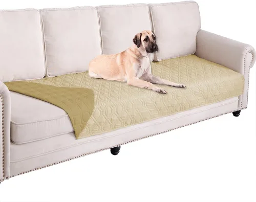 Vista 110 de Ameritex Manta Impermeable Reversible Cubierta para Cama de Perro Manta para Mascotas para Muebles Cama Sofá Sillón