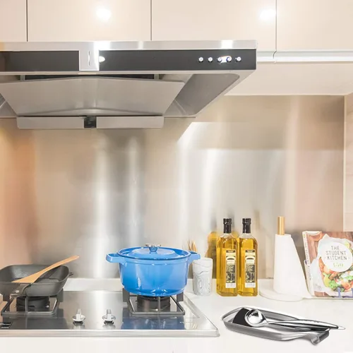 Vista 5 de Soporte para cuchara grande de acero inoxidable de 8 x 4 pulgadas, soporte resistente para cocina, espátula, cucharón, cepillo y otros utensilios