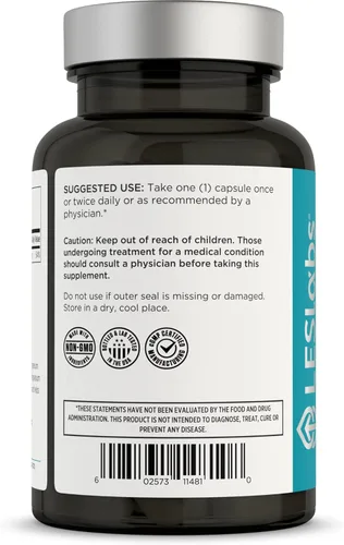 Vista 2 de Les Labs Citrato de Magnesio – Alivio del Estrés, Sueño Reparador, Salud del Corazón, Metabolismo, Función Nerviosa y Muscular – Suplemento sin GMO