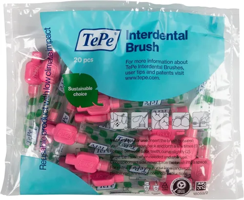 Vista 6 de TePe® Cepillo Interdental Original Rosa 0.016 in Paquete de 20