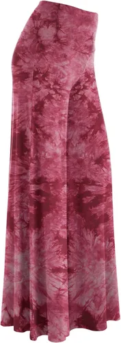 Vista 66 de Made By Johnny Pantalones palazzo elásticos de pierna ancha para mujer, lisos, casuales, cómodos