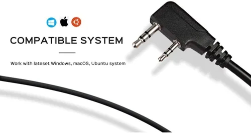 Vista 4 de Radioddity PC001 FTDI Cable de programación USB, Plug and Play, ultra