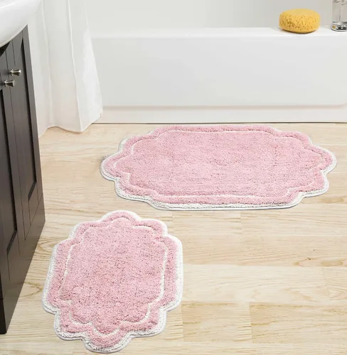 Vista 36 de Home Weavers - Tapete de baño 100% algodón copetudo, supersuave y absorbente, lavable a máquina y apto para secadora lino