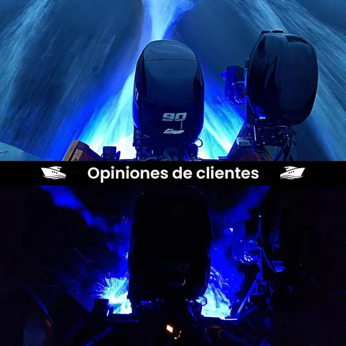 Vista 5 de UCINNOVATE 2X Luces LED Marinas para Barco de 6.9", 3000LM 84LED Luces de Popa Impermeables, Luz Subacuática para Yates, Barcos, Velero, Pontón