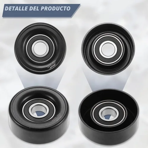 Vista 4 de X AUTOHAUX LFH115940A Guía de Polea Loca de Correa de Transmisión de Accesorios de Coche, Polea de Desviación para Mazda 3 2.3L 2007-2013 para Mazda
