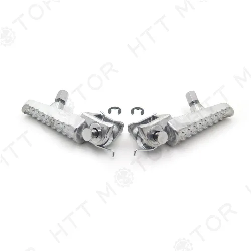 Vista 5 de Reposapiés de pie delantero pulido XKMT compatible con Cbr1000Rr Cbr 1000 Rr 2004-2012 [B00YYKG1UU]