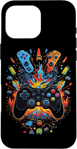 Vista 19 de Gamer Aesthetic Graphic Gaming Video Games Boys Teens Kids Case for iPhone 17