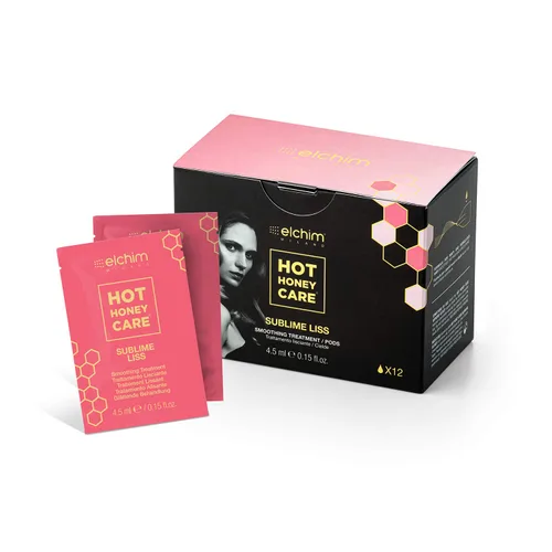 Vista 7 de Elchim Hot Honey Care - Kit concentrador para secadores de pelo Elchim 2 Sublime Liss y 2 cápsulas brillantes supremas, 4 onzas líquidas