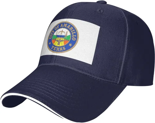 Vista 15 de Amarillo Texas Seal Baseball Cap for Men Women Hats Adjustable Outdoor Trucker Hat