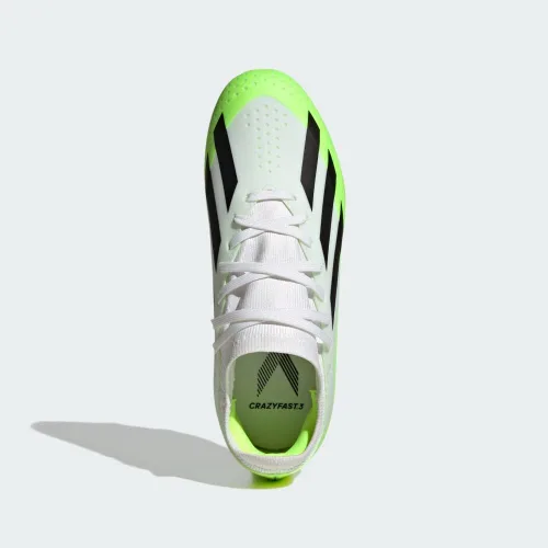 Vista 3 de adidas Tenis unisex X Crazyfast.3 Firm Ground para niño