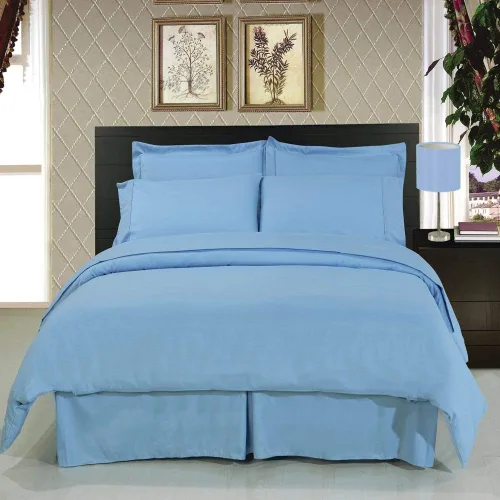 Vista 5 de Royal Hotel Bedding Juego de funda de edredón - Ligero y ultrasuave - Sin arrugas doble cepillado, funda de edredón sólida con cierre de botón y 2