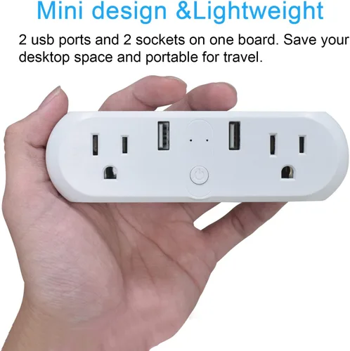 Vista 3 de XODO WP3 Smart WiFi Plug – Control remoto inalámbrico por aplicación compatible con Alexa y Google Home Assistant 2.4 GHz red solamente – Control