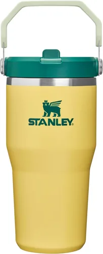Vista 42 de STANLEY IceFlow 2.0 - Vaso con pajilla abatible con asa, 30 onzas, tapa giratoria y popote abatible, botella de agua a prueba de fugas, acero Tiza