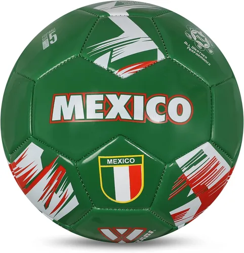Vista 18 de Vizari Balón de Fútbol del Equipo Nacional - Balón de Fútbol de Cuero Sintético Duradero para Adultos, Niños y Jóvenes Cosido a Máquina con Diseño