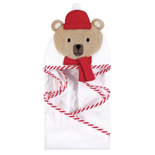 Vista 54 de Hudson Baby Toalla con capucha unisex de algodón con cara de animal para bebé, cocodrilo, talla única