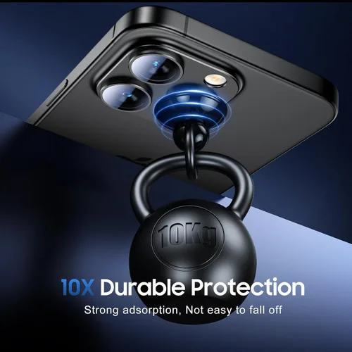 Vista 2 de UniqueMe para Paquete de 3 Protectores de Lente de Cámara para iPhone 15 Pro/iPhone 15 Pro Max, [Protección contra Caídas] [Compatible con Fundas]