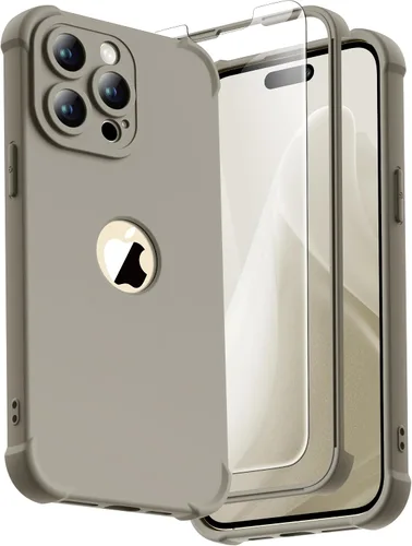 Vista 100 de ORETECH Funda para iPhone 11, con [2 protectores de pantalla de vidrio templado] [prueba de caídas de grado militar de 10 pies]