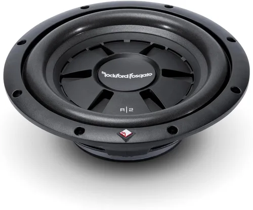 Vista 4 de Rockford Fosgate Prime R2SD4-10 Single R2 Slim 10" 4-Ohm DVC Subwoofer poco profundo - 200 vatios RMS / 400 vatios pico