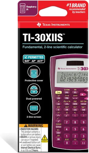 Vista 23 de Calculadora científica Texas Instruments TI-30 X IIS 2-Linea, Negro