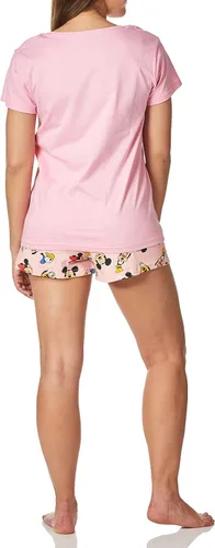 Vista 2 de Disney Pijama de Mickey Mouse y Friends para mujer, Rosado
