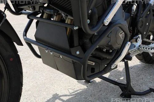 Vista 6 de T-Rex Racing Jaulas de protección de motor inferior compatibles con Triumph Tiger 850 Sport/Tiger 900 GT/GT Pro