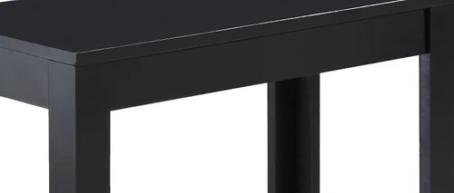 Vista 3 de Mesa auxiliar Pierce de Crown Mark, Madera, Negro