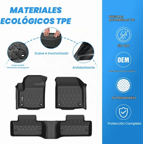 Vista 3 de Nilight Alfombrillas TPE para Land Rover Range Rover Evoque 5 puertas y Land Rover Range Rover Evoque 2011-2019 5 puertas