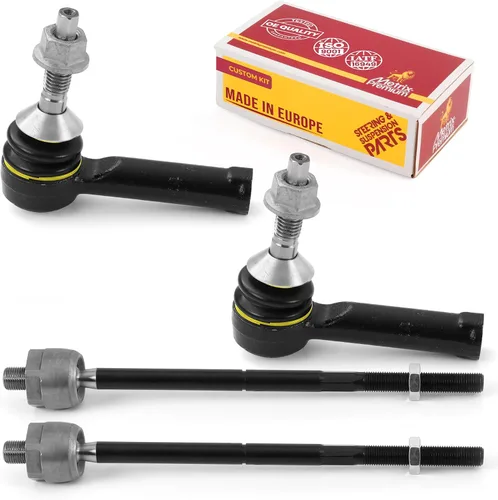 Vista 166 de Metrix Premium Chassis Parts - Kit de 4 piezas de extremos de barra de acoplamiento frontal exterior e interior compatible con Nissan Pathfinder