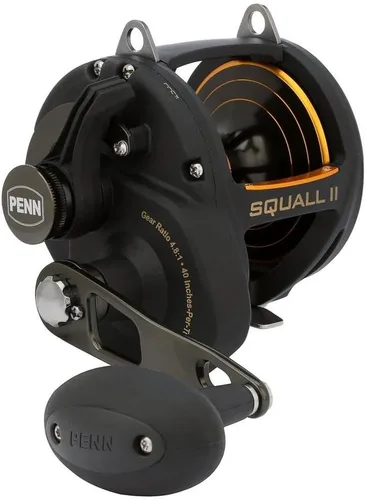 Vista 10 de ¡Nuevo! Carrete de pesca convencional Penn Squall II Level Wind