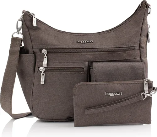 Vista 33 de Baggallini Modern Everywhere Crossbody Women 11x9x4.5 RFID Hobo Bag