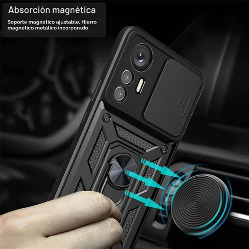 Vista 2 de Funda de teléfono celular para Xiaomi Redmi Note 12S, protección Negro