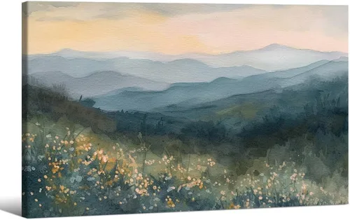 Vista 26 de Haitunone Póster de estanque de pato real con animales de granja, arte de pared, pintura de pato vintage, pintura al óleo, cazador de pájaros