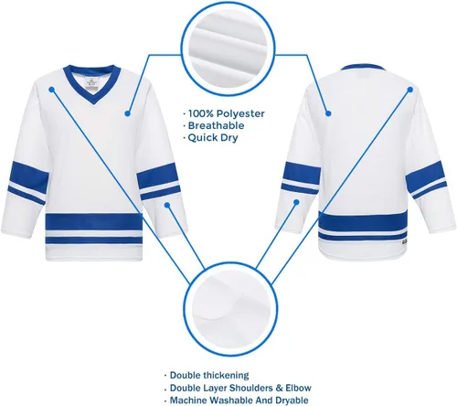 Vista 33 de EALER H400 Series Blank Ice Hockey Practice Jersey League Jersey Team Jersey