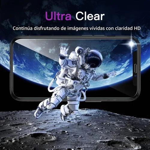 Vista 5 de JETech Funda 5 en 1 para iPhone 12, antiamarilleo, color negro