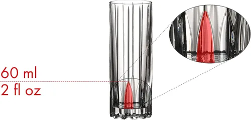 Vista 2 de Vaso de Cóctel Específico para Bebidas Riedel para Espumosos