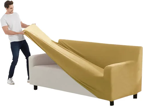 Vista 9 de Funda para Sofá de Terciopelo, Fundas Elásticas para Sofá para Funda Principal Separada/Respaldos y Cojines de Asiento, Funda para Sofá, para Fundas