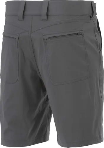 Vista 2 de HUK - Shorts de pescar Next Level, de secado rápido, para hombre