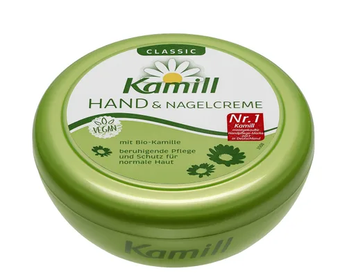 Vista 7 de Kamill 3x100 ml Crema de Manos y Uñas CLASSIC con BIO Manzanilla y Bisabolol Alemania