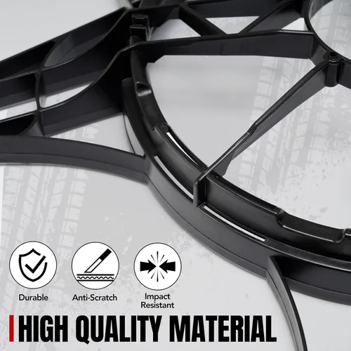 Vista 8 de Maverick X3 - Cubierta de ventilador de radiador de refrigeración, cubierta de ventilador A & UTV PRO para Can-Am Maverick X3 y X3 Max 2017-2024