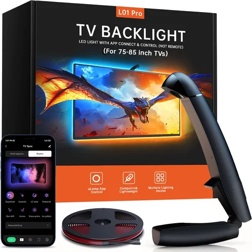 Vista 10 de Retroiluminación LED para TV, luces de TV cortables de 11.5 pies que cambian con TV para pantalla de 32 a 50 pulgadas y monitor de PC
