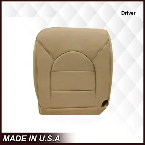 Vista 2 de 2000 Ford F250 F350 F450 Lariat Super Duty - Funda de asiento de piel sintética (vinilo) de repuesto en color marrón pergamino medio