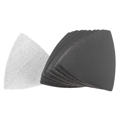 Vista 10 de TA-VIGOR 8 almohadillas de lijado triangulares de grano 800, almohadillas de lijado de carburo de silicona con gancho y bucle para multiherramienta