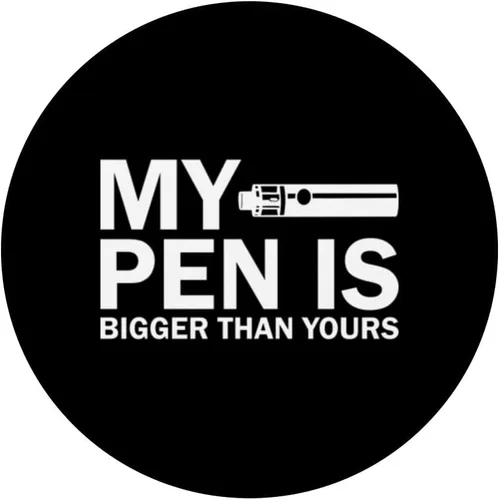 Vista 3 de My Pen is bigger Vape Vaping Pen para fumar PopSockets intercambiables PopGrip