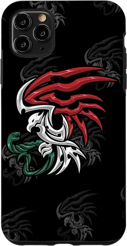 Vista 13 de Bandera de México - Funda estilo tribal del escudo de armas mexicano para iPhone 17